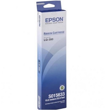 Ribbon Epson S015633, negru, pentru Epson LQ-300, LQ-300+, LQ-300+II, LQ-350, LQ-570, LQ-570+, LQ-870